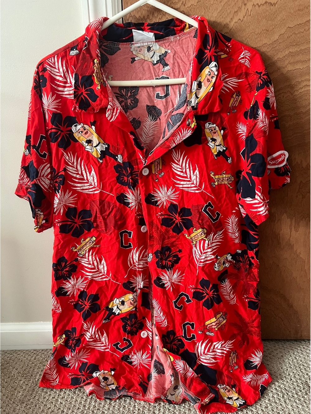 Cleveland Guardians Hawaiian Button Down Shirt